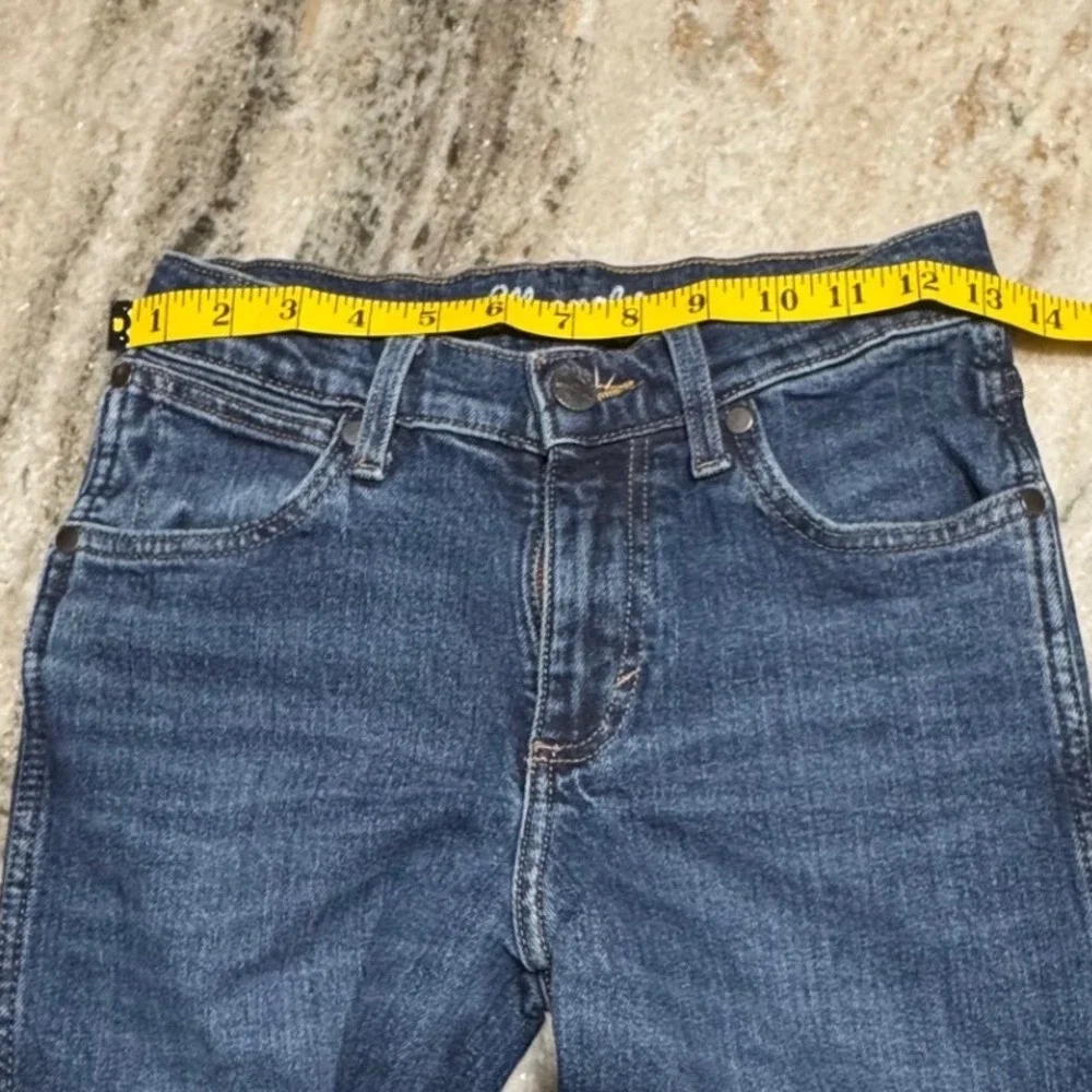 Wrangler Jeans Kids Size 12 Regular Relaxed Boot Blue Denim Western Cowboy Retro